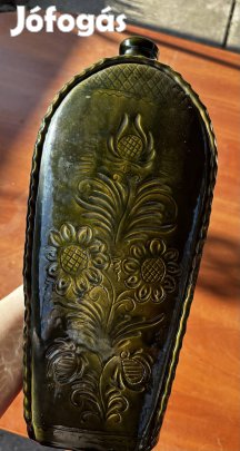 Népi mintás butella