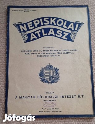 Népiskolai atlasz 1929-es kiadás