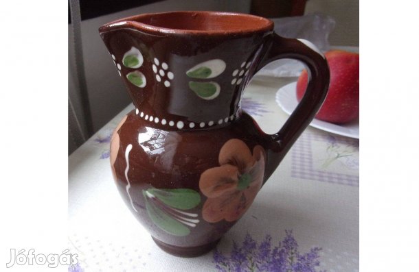 Népművészeti kerámia városlődi kancsó Újpest központ közelében