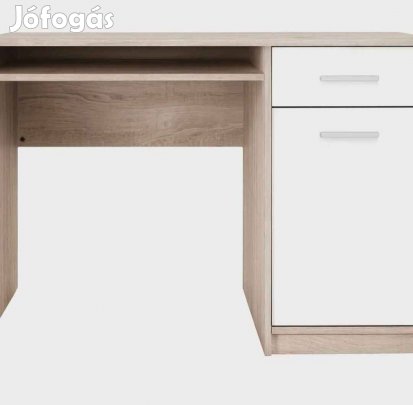 Nepo 009 fehér/világosbarna sonoma tölgy íróasztal