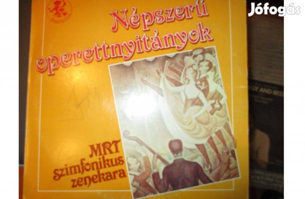 Népszerű operettnyitányok bakelit hanglemez eladó