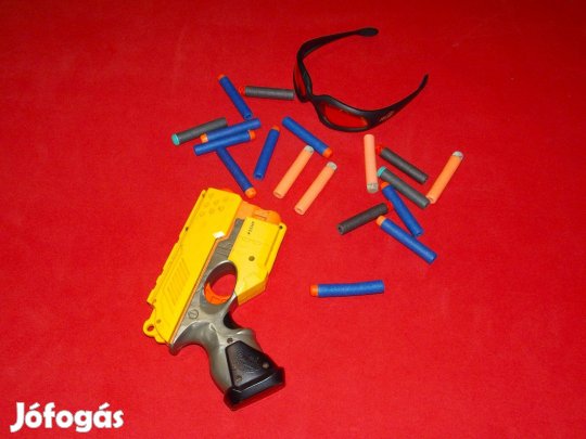 Nerf 33349-es játékfegyver 18 db szivacslövedékkel, védőszemüveggel