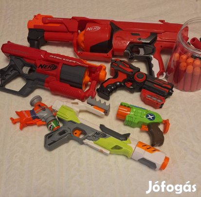 Nerf csomag Ajándék töltényekkel