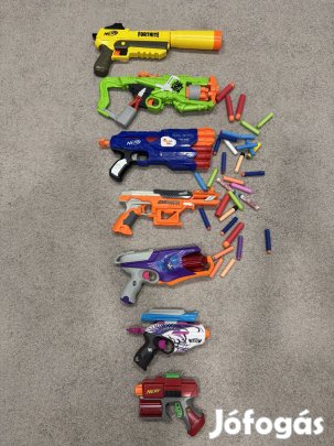 Nerf szivacs lövő fegyverek