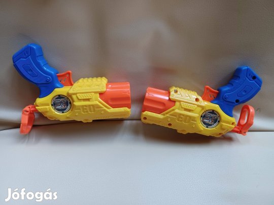Nerf szivacslövő játék - 3 lövetű Forgótárcsás - alig használt