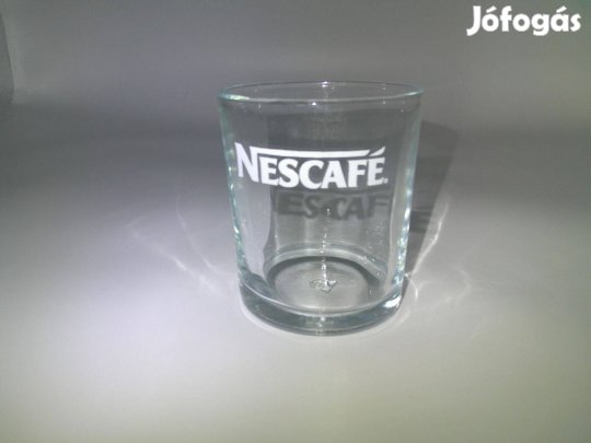 Nescafé üveg kávés pohár