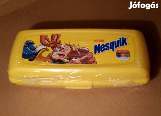 Nesquik Tolltartó Doboz Sárga (2016) új bontatlan