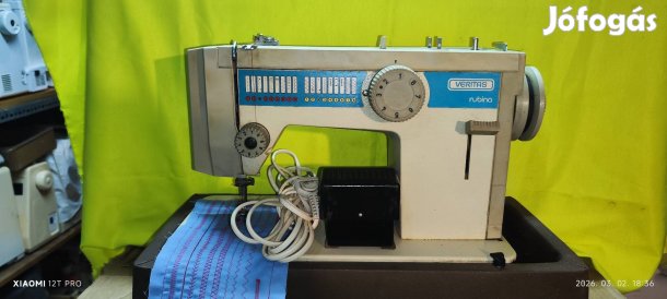 Neumann Veritas Rubina típusú háztartási varrógép 3 hónap garanciával