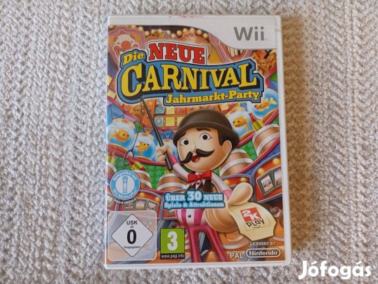 New Carnival Funfair Games eredeti Nintendo Wii játék