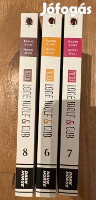 New Lone Wolf and Cub 6.7.8. kötetek új állapotban