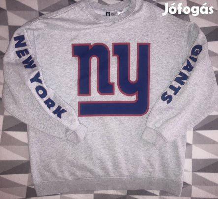 New York Giants NFL kb M-es pamut eredeti passzés pulóver 