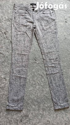 New Yorkeres Amisu Szürke kígyómintás farmer