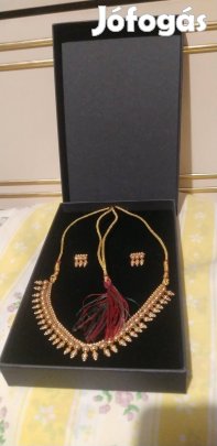 New gold plated Indian micro motif elegant jewelry set