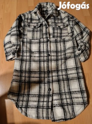 New look kockás csinos női kabát 38