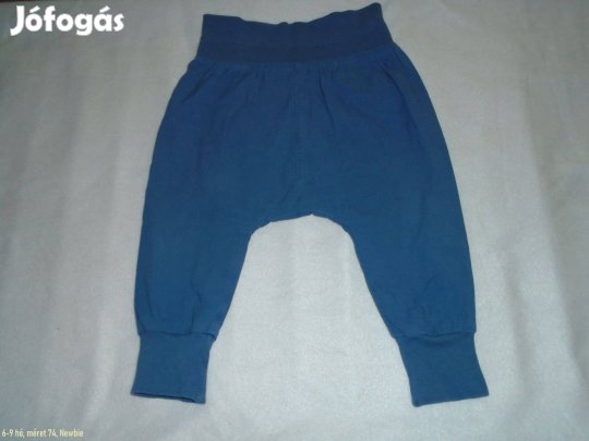 Newbie kék nadrág 6-9 hó (méret 74)