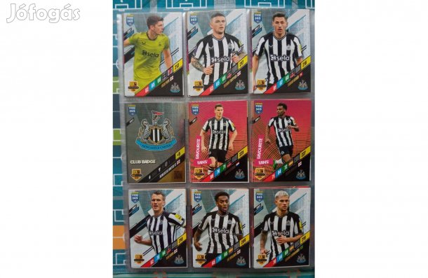 Newcastle United Teljes sor Panini Fifa 365 2024 kártya