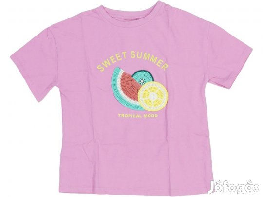 Next Új (címkés) Lány Póló (Méret: 128)