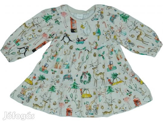 Next Új (címkés) Lány Ruha (Méret: 86)