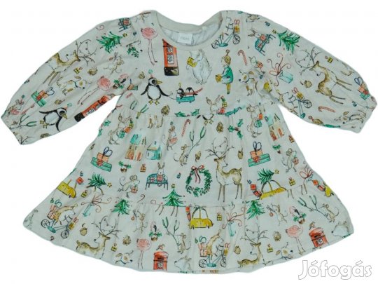 Next Új (címkés) Lány Ruha (Méret: 86)