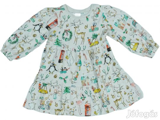 Next Új (címkés) Lány Ruha (Méret: 92)