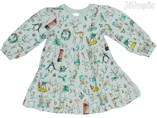 Next Új (címkés) Lány Ruha (Méret: 92)