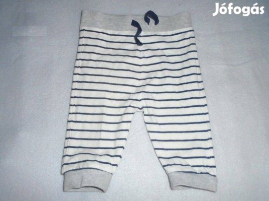 Next csíkos jogger pamut nadrág 3-6 hó (méret 68)