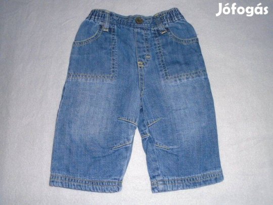 Next farmernadrág vékony pamutbéléses nadrág 3-6 hó méret 68