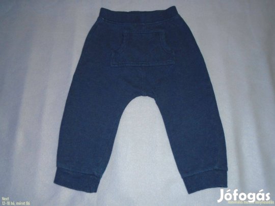 Next jogger nadrág 12-18 hó (méret 86)