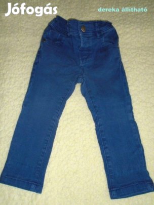 Next kék nadrág 9-12 hó (méret 80) - dereka állítható