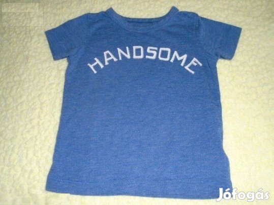 Next kék póló 9-12 hó (méret 80)