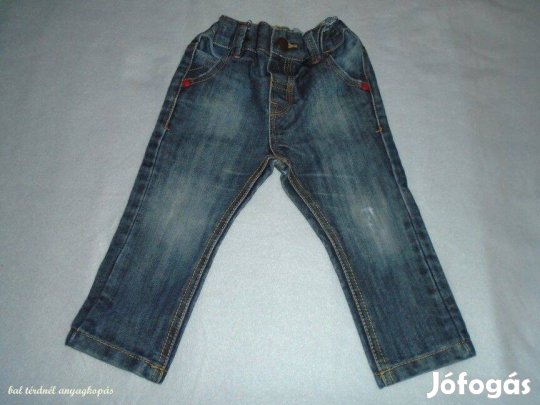 Next kék színű farmernadrág nadrág 9-12 hó (méret 80)