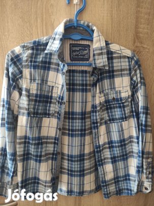 Next kockás, hosszú ujjú ing, fiú 9 év, 134