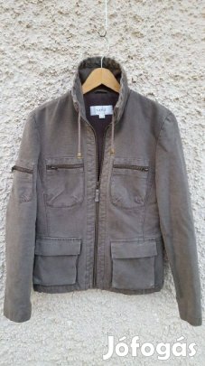 Next női polár béléses farmer téli kabát - sötét színű. M