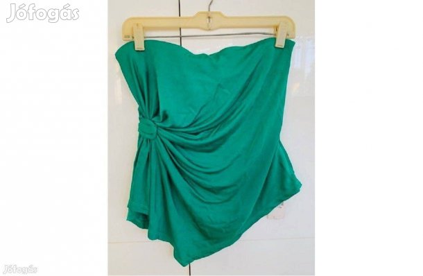 Next olajzöld színű csőtop felső új címkével 42