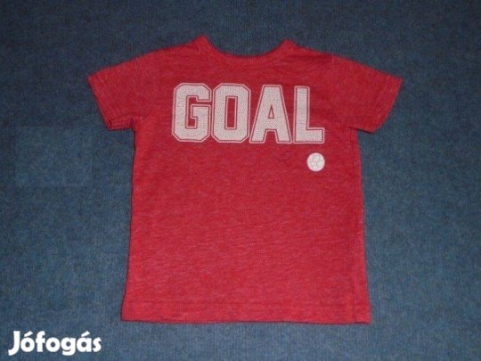 Next piros és feliratos póló 6-9 hó (méret 74)