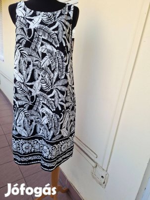 Next új cimkés M-es zsebes női pamut ruha