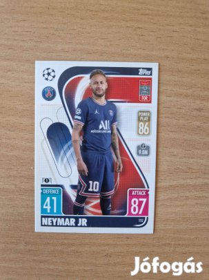 Neymar JR. Topps Match Attax 2021-22 #152 foci kártya