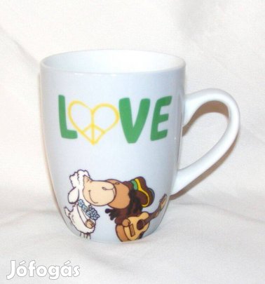 Nici bárányos porcelán bögre