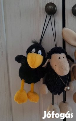 Nici plüss figura csomag 2 db - fekete bárány + varjú