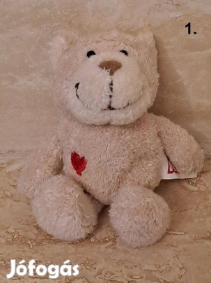 Nici plüss maci kulcstartó