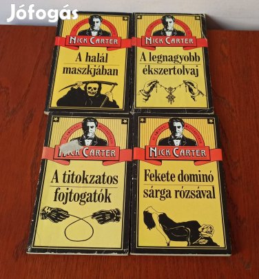 Nick Carter könyvcsomag / 4 db könyv