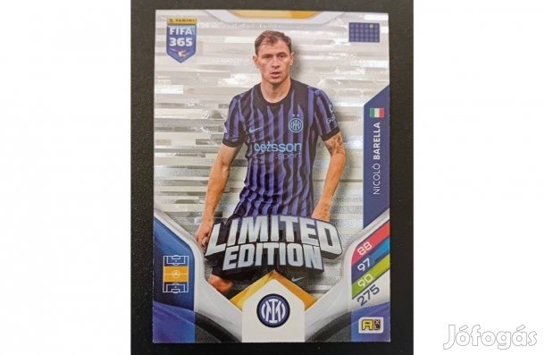 Nicolo Barella Internazionale Limited focis kártya Panini FIFA 2026