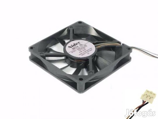 Nidec D08R ultra csendes ventilátor cooling fan 12V 0,08A 80x80x15mm