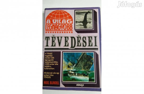 Nigel Blundell: A világ legnagyobb tévedései c. könyv eladó!