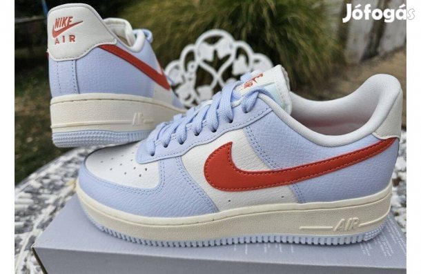 Nike Air Force 1 07 fehér 38 38.5 39 40 és 41-es női bőr utcai cipő.Új