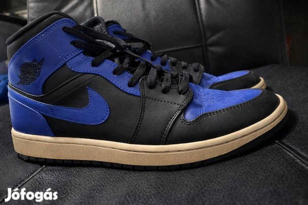 Nike Air Jordan 1 Mid Hyper Royal/Black férfi cipő