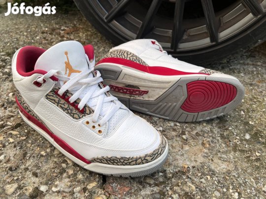 Nike Air Jordan 3 retro Cardinal 45 ös cipő