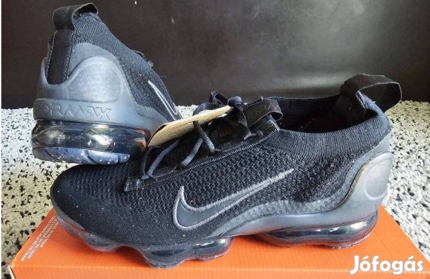 Nike Air Vapormax 2021 FK 44.5 és 47-es fekete férfi cipő. Teljesen új