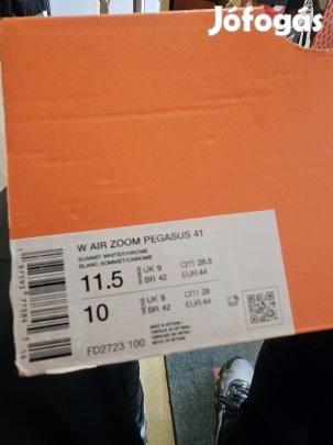 Nike Air Zoom Pegasus 41 futócipő 44-es méretben extra akciós áron 