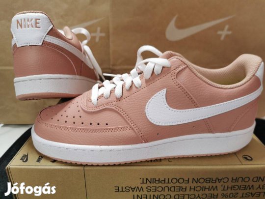 Nike Court Vision Low női 40-es bőr utcai cipő. Teljesen új, eredeti c